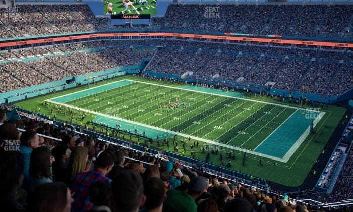 Hard Rock Stadium - Section 341 Seat View