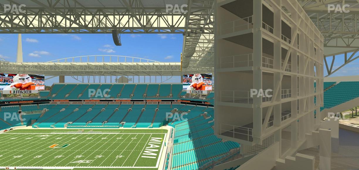 Hard Rock Stadium - Section 341 Seat View