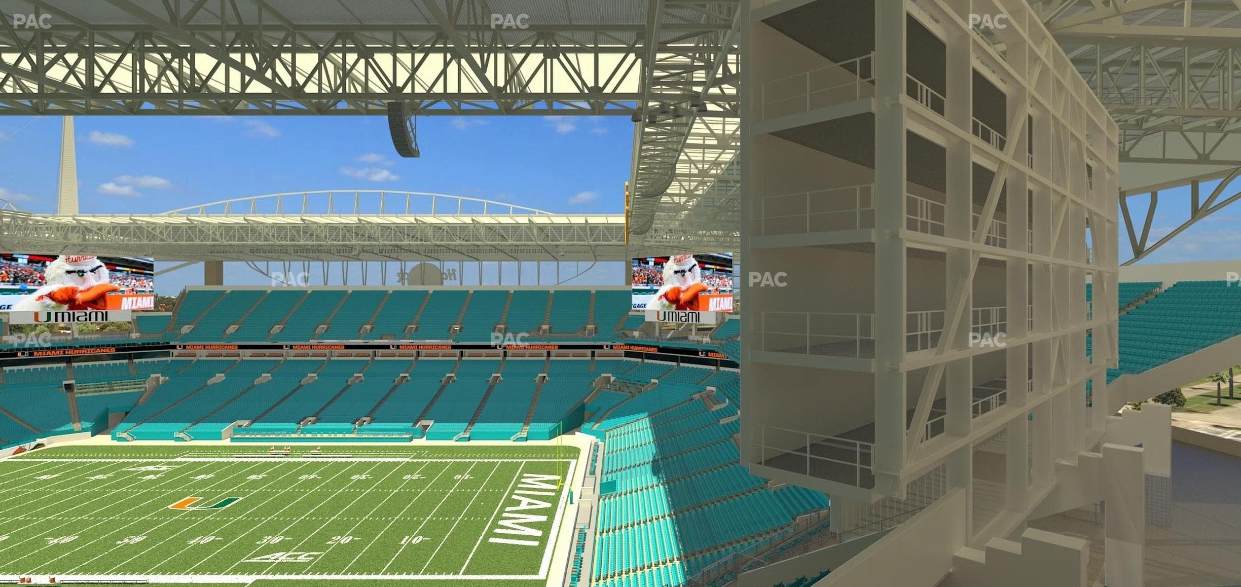 Hard Rock Stadium - Section 341 Seat View