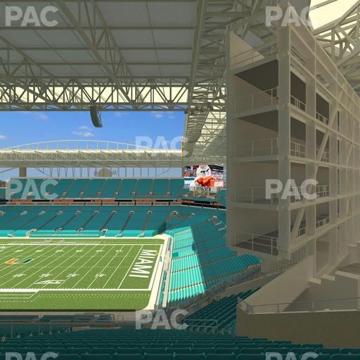 Hard Rock Stadium - Section 341 Seat View