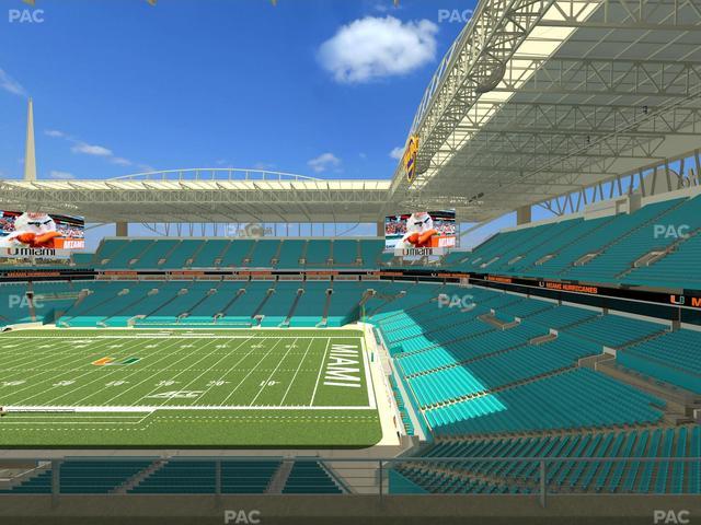 Hard Rock Stadium - Section 342 Seat View