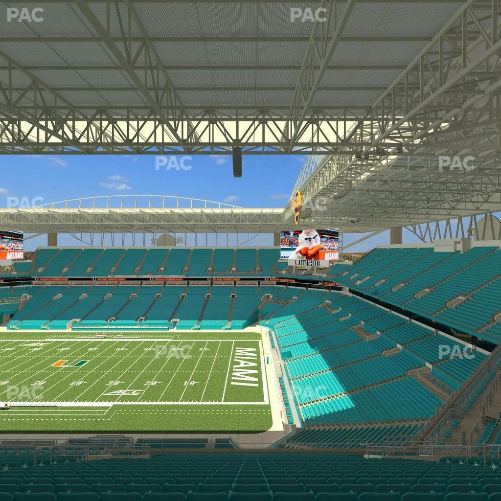 Hard Rock Stadium - Section 342 Seat View