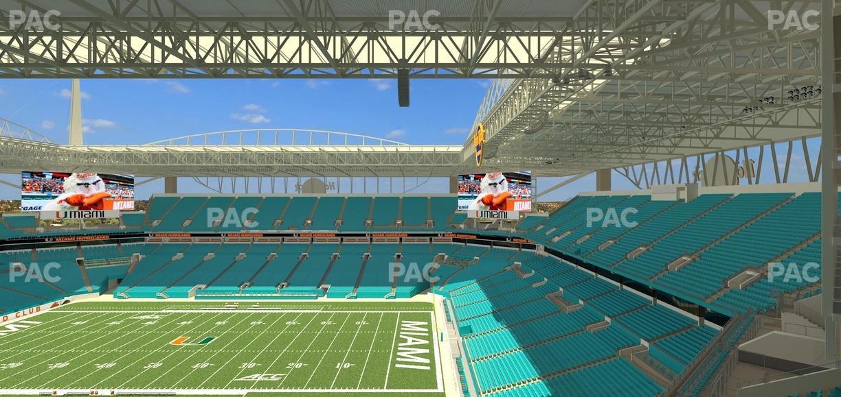 Hard Rock Stadium - Section 342 Seat View