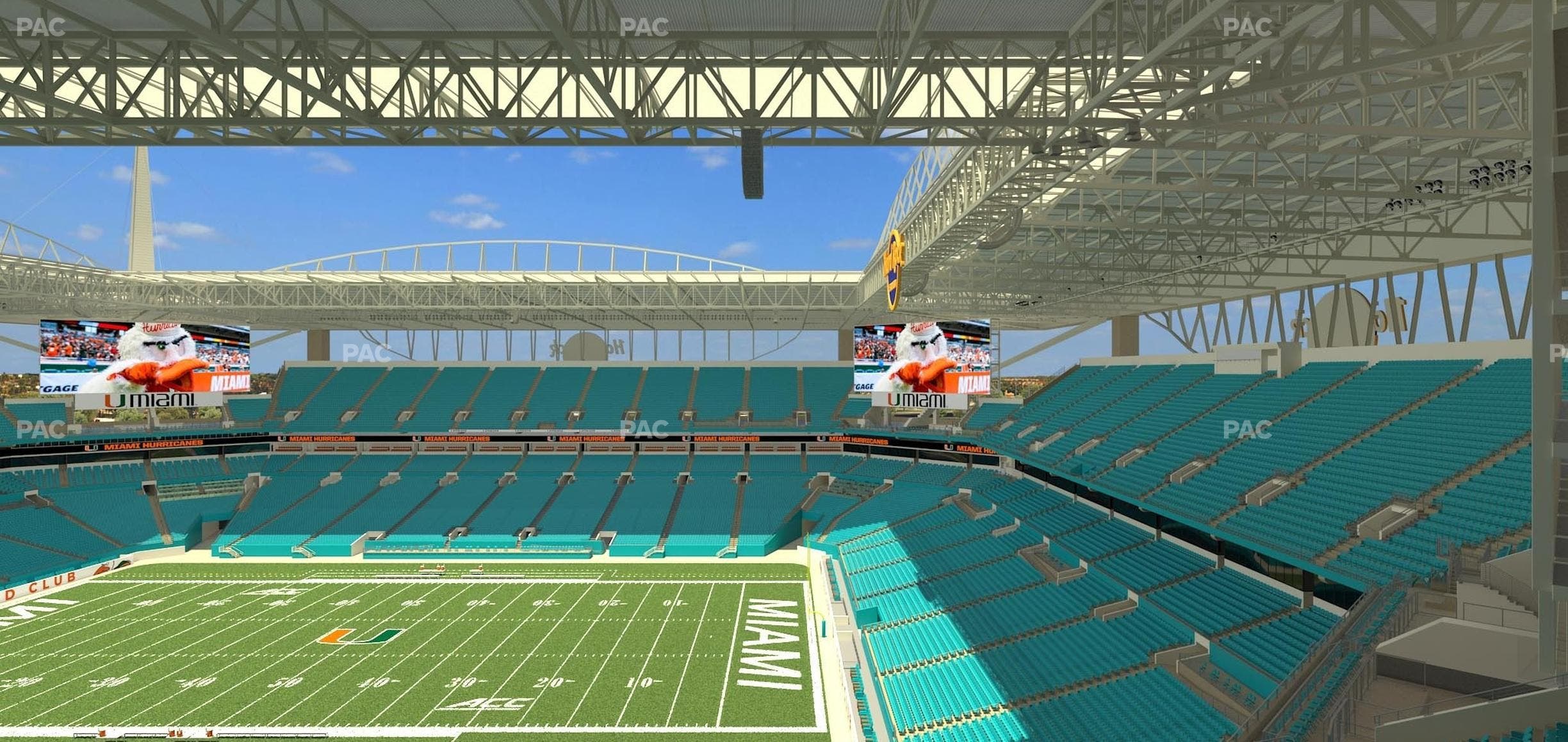 Hard Rock Stadium - Section 342 Seat View