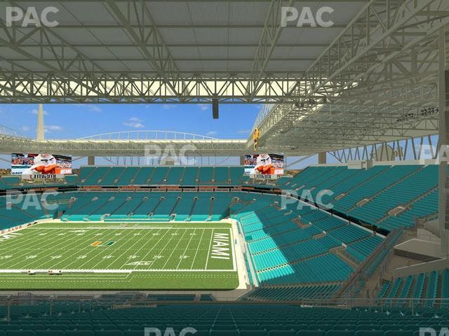 Hard Rock Stadium - Section 342 Seat View