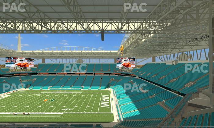 Hard Rock Stadium - Section 342 Seat View