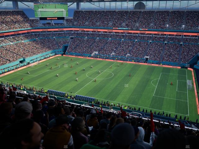 Hard Rock Stadium - Section 343 Seat View Hard Rock Stadium - Section 343 Seat View