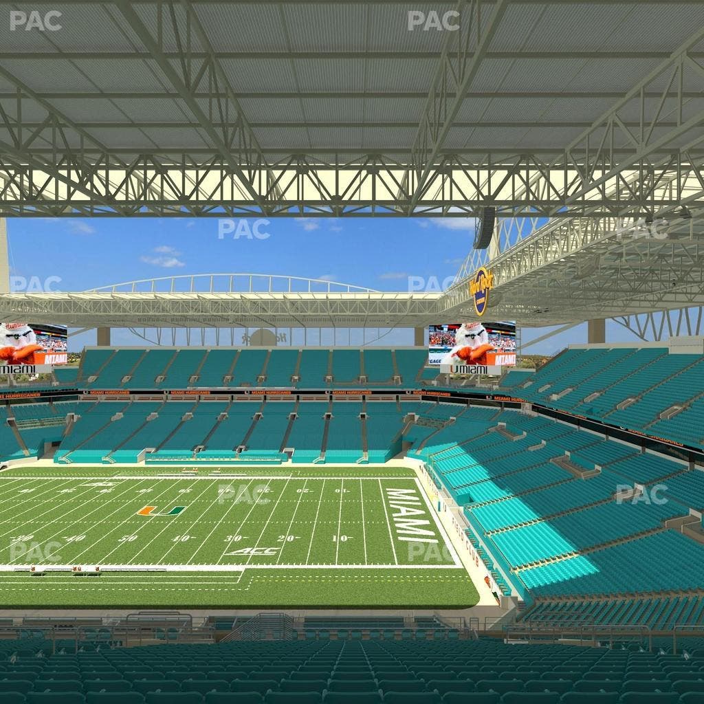Hard Rock Stadium - Section 343 Seat View