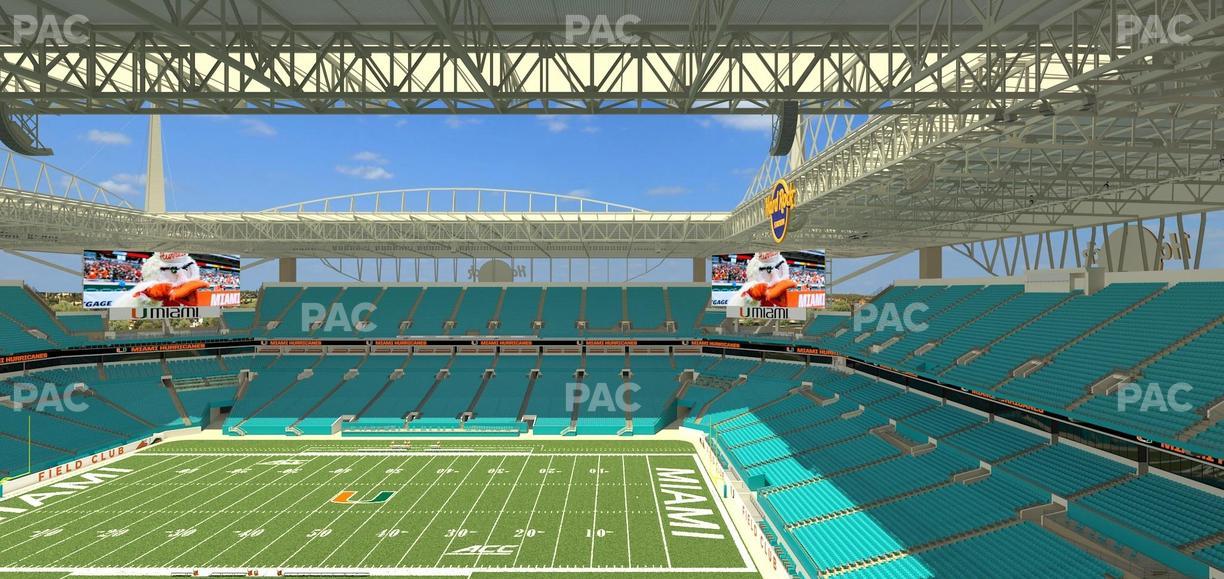 Hard Rock Stadium - Section 343 Seat View