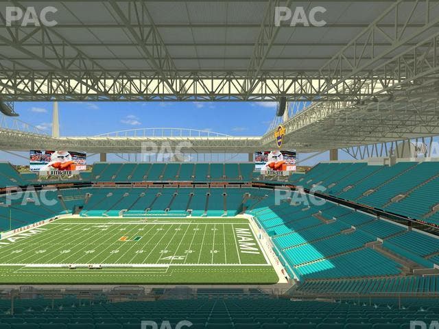 Hard Rock Stadium - Section 343 Seat View