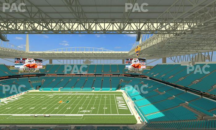 Hard Rock Stadium - Section 343 Seat View