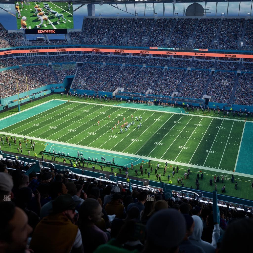Hard Rock Stadium - Section 343 Seat View