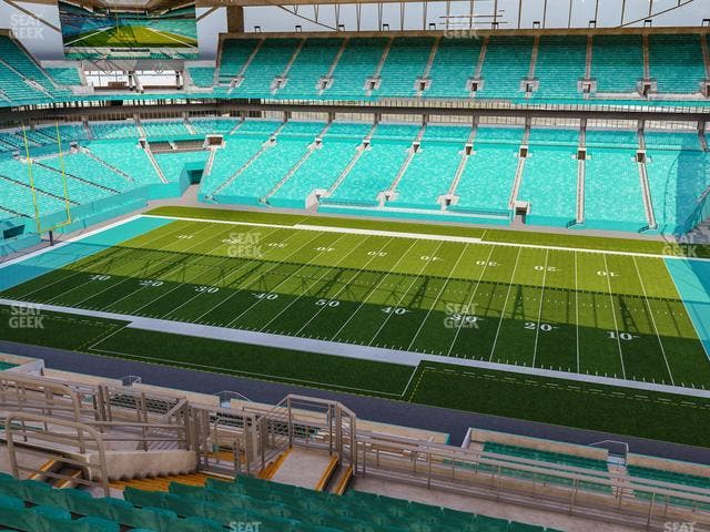 Hard Rock Stadium - Section 344 Seat View