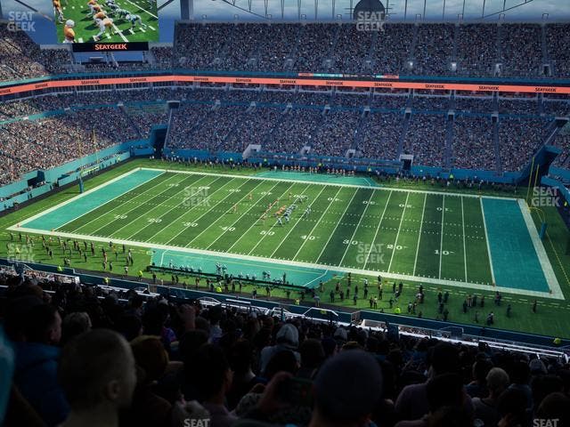 Hard Rock Stadium - Section 344 Seat View