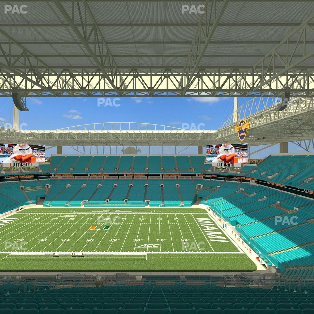 Hard Rock Stadium - Section 344 Seat View