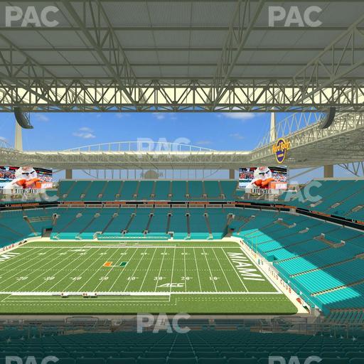 Hard Rock Stadium - Section 344 Seat View