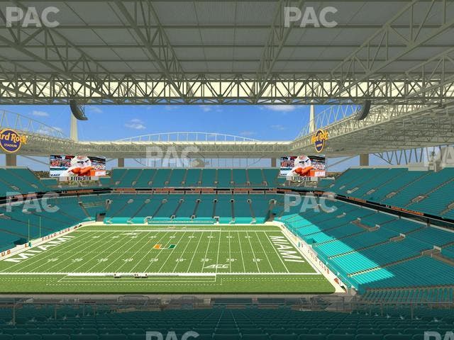 Hard Rock Stadium - Section 344 Seat View
