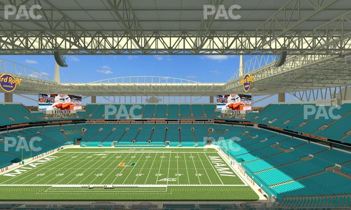 Hard Rock Stadium - Section 344 Seat View