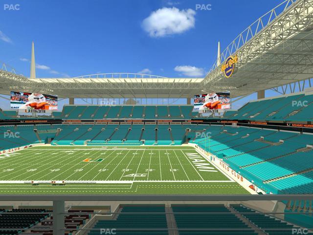 Hard Rock Stadium - Section 344 Seat View