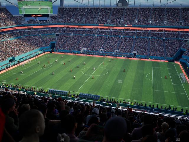 Hard Rock Stadium - Section 344 Seat View Hard Rock Stadium - Section 344 Seat View