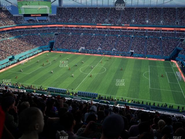 Hard Rock Stadium - Section 344 Seat View