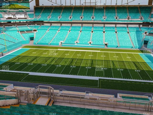 Hard Rock Stadium - Section 345 Seat View