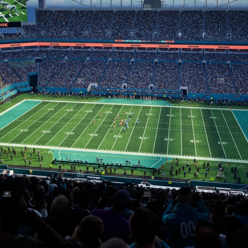 Hard Rock Stadium - Section 345 Seat View