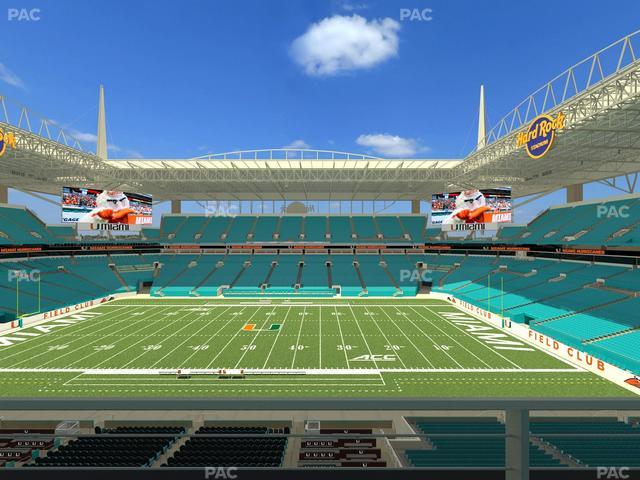 Hard Rock Stadium - Section 345 Seat View