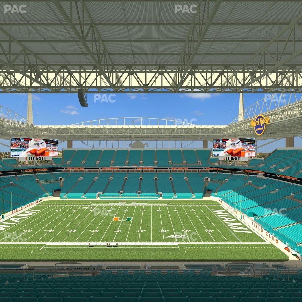 Hard Rock Stadium - Section 345 Seat View