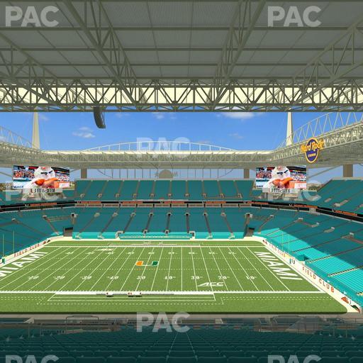 Hard Rock Stadium - Section 345 Seat View