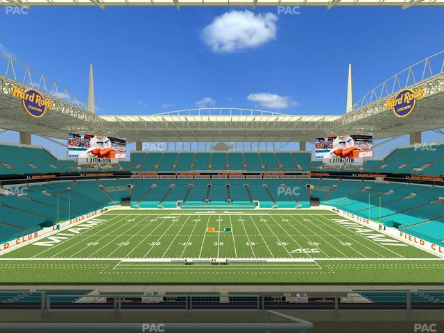 Hard Rock Stadium - Section 346 Seat View