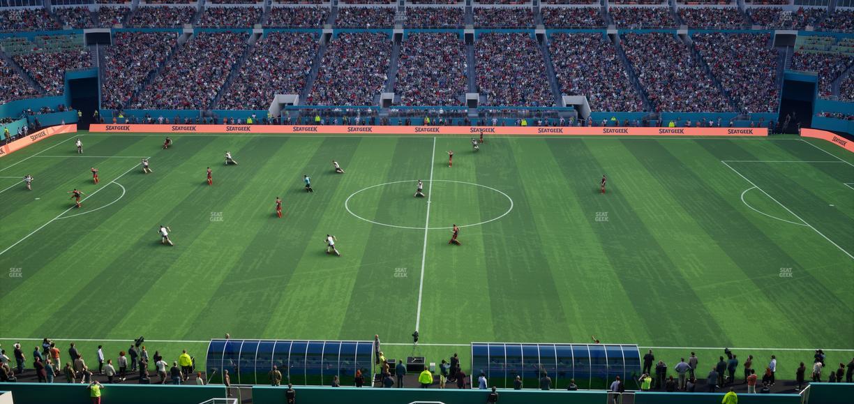 Hard Rock Stadium - Section 346 Seat View