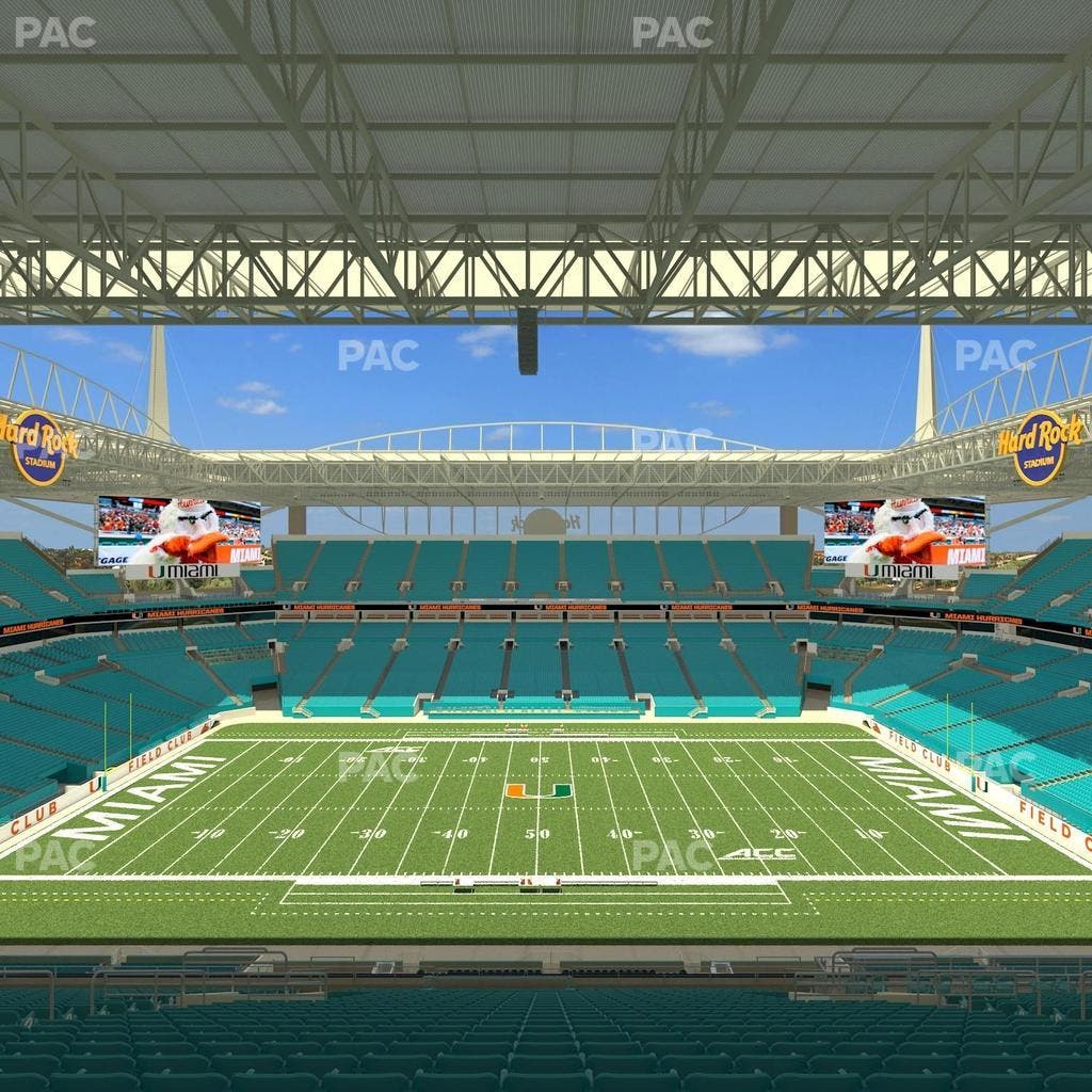 Hard Rock Stadium - Section 346 Seat View