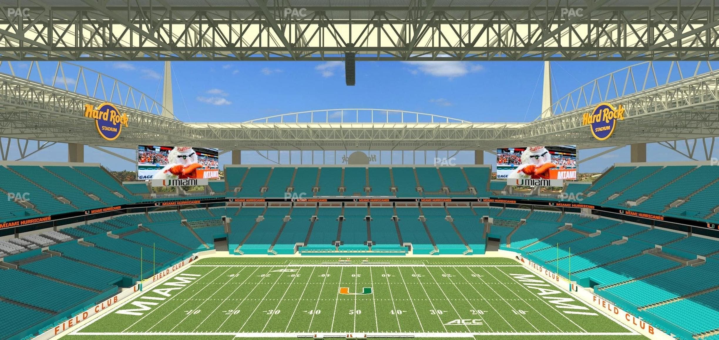 Hard Rock Stadium - Section 346 Seat View