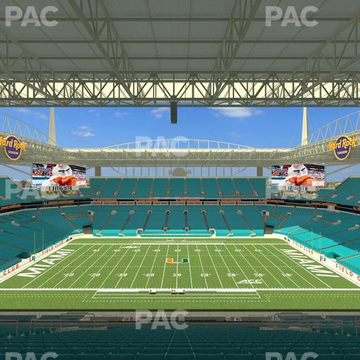 Hard Rock Stadium - Section 346 Seat View