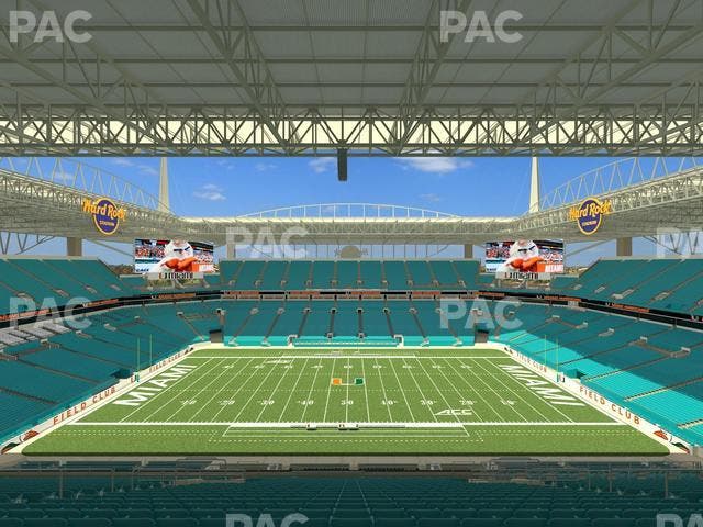Hard Rock Stadium - Section 346 Seat View
