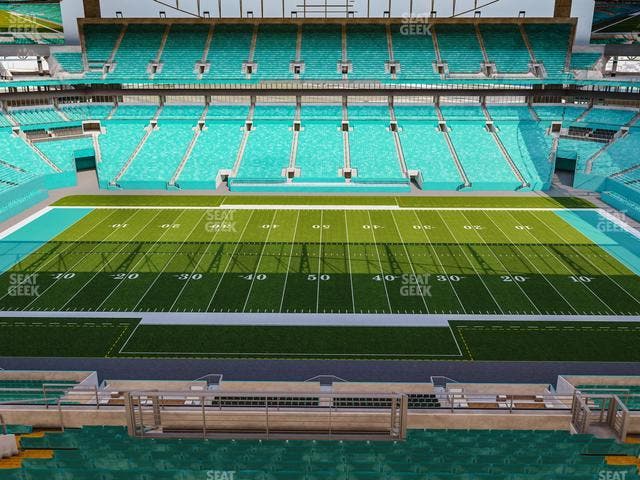 Hard Rock Stadium - Section 346 Seat View