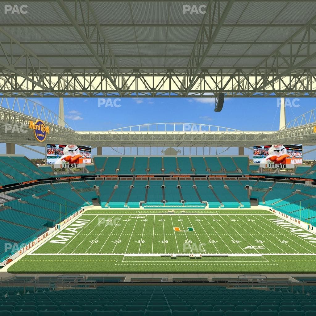 Hard Rock Stadium - Section 347 Seat View