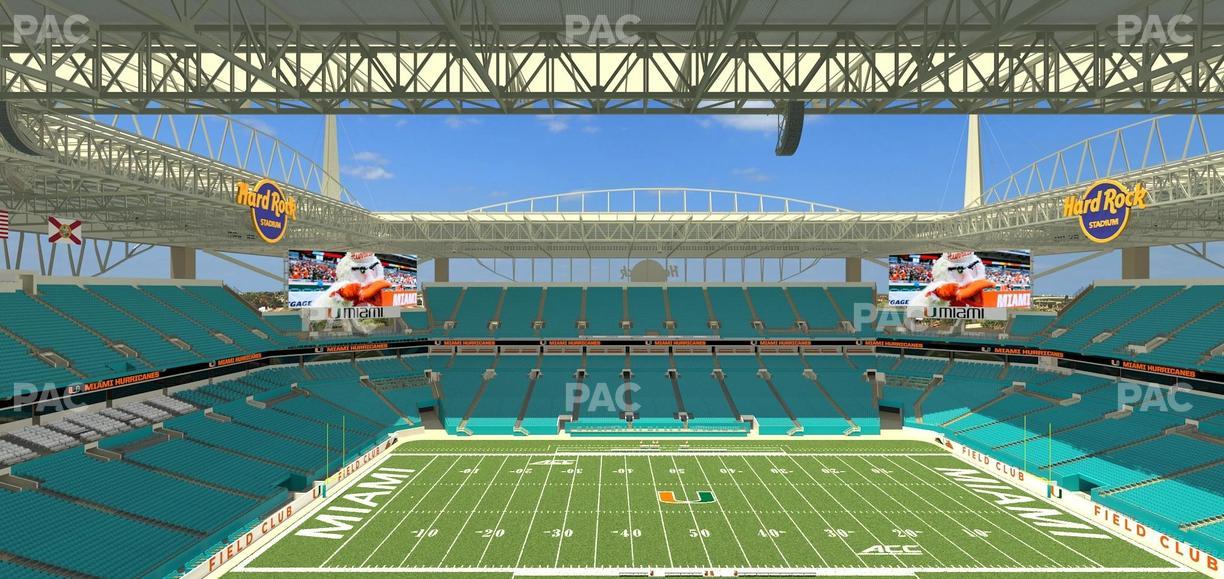 Hard Rock Stadium - Section 347 Seat View