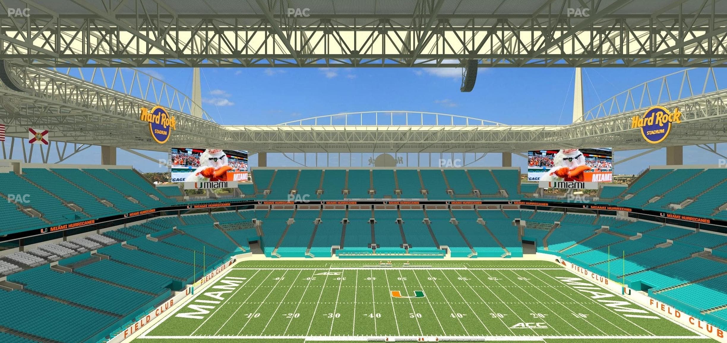 Hard Rock Stadium - Section 347 Seat View