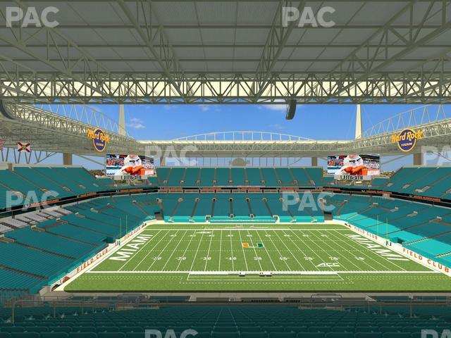 Hard Rock Stadium - Section 347 Seat View Hard Rock Stadium - Section 347 Seat View