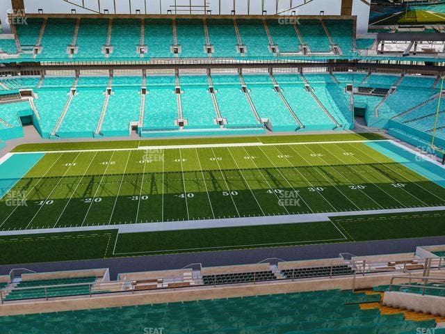 Hard Rock Stadium - Section 347 Seat View