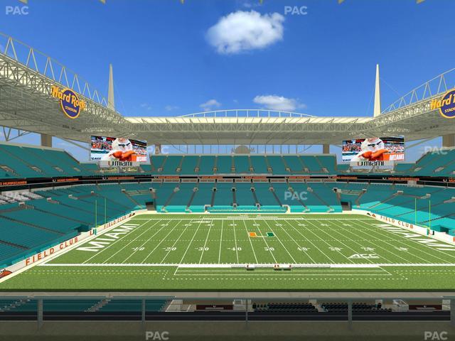 Hard Rock Stadium - Section 347 Seat View