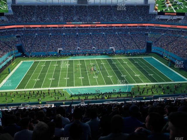 Hard Rock Stadium - Section 347 Seat View