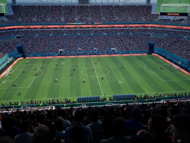 Hard Rock Stadium - Section 347 Seat View Hard Rock Stadium - Section 347 Seat View