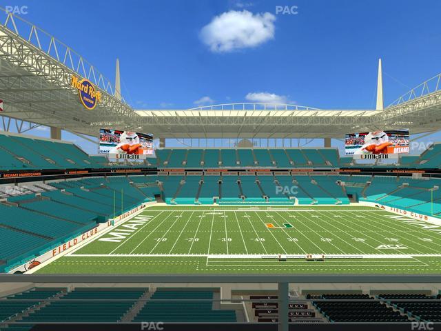 Hard Rock Stadium - Section 348 Seat View