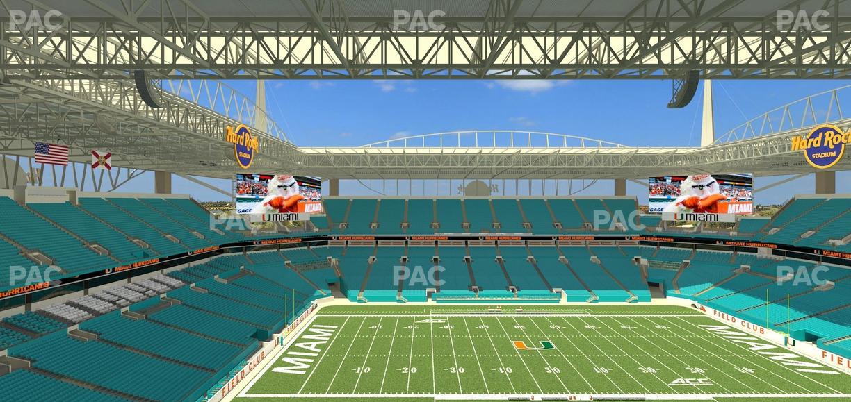 Hard Rock Stadium - Section 348 Seat View