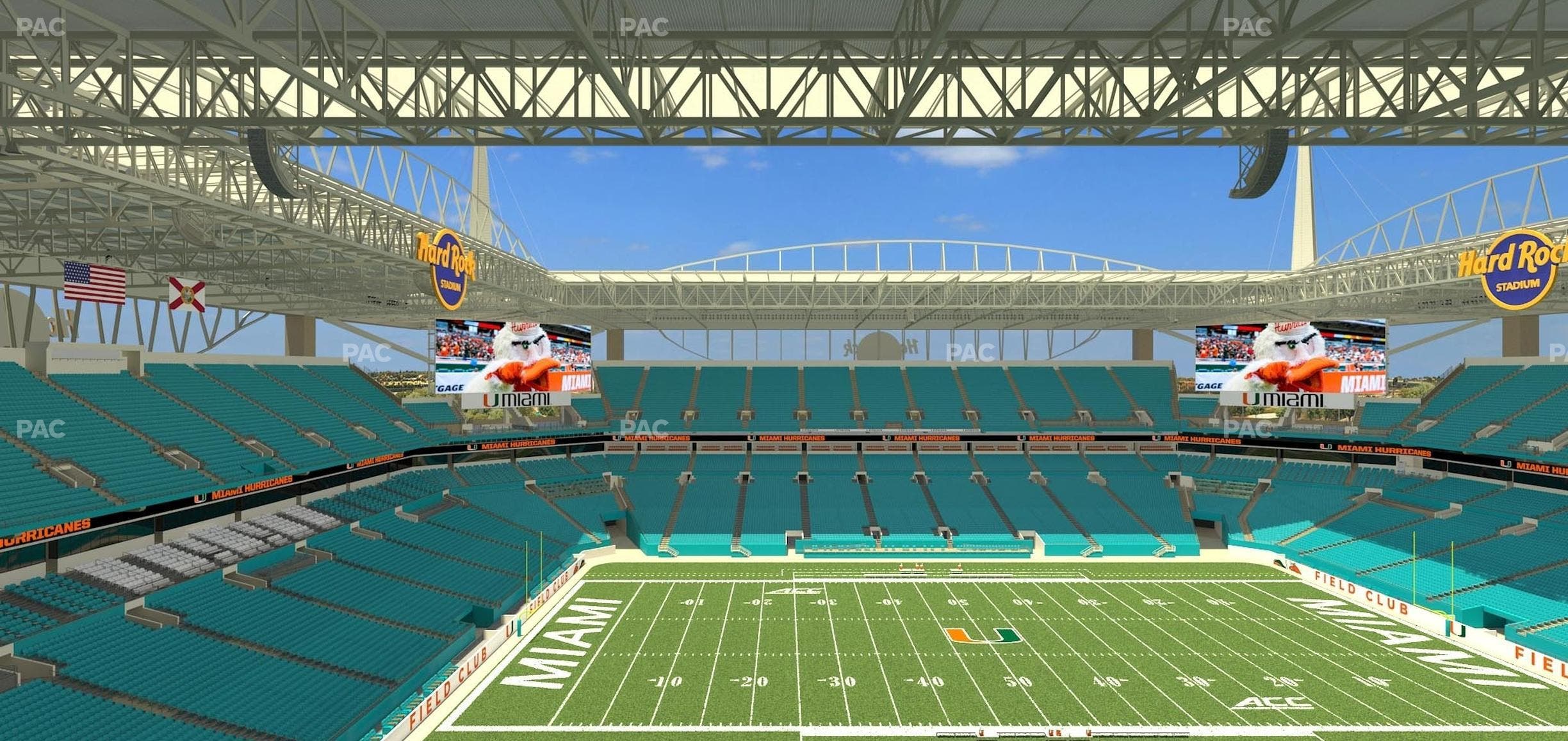 Hard Rock Stadium - Section 348 Seat View