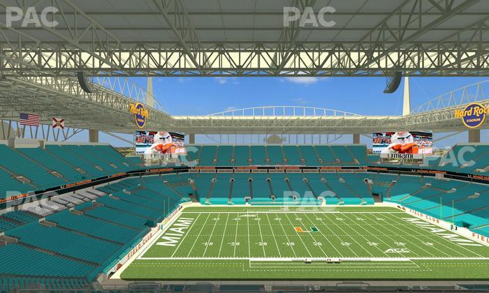 Hard Rock Stadium - Section 348 Seat View