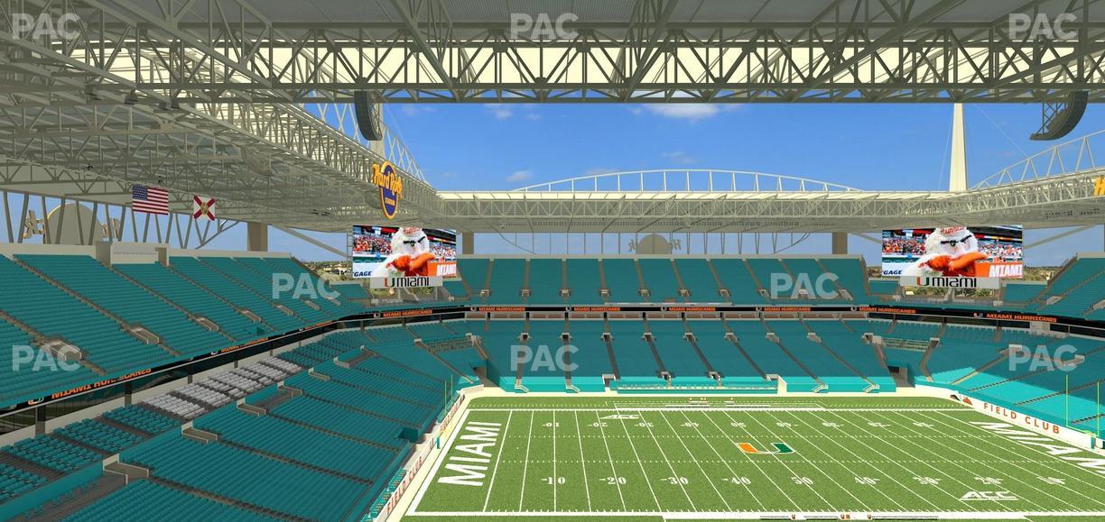 Hard Rock Stadium - Section 349 Seat View